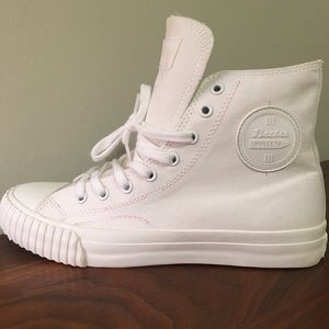 New BATA BULLETS High Cut Canvas - white